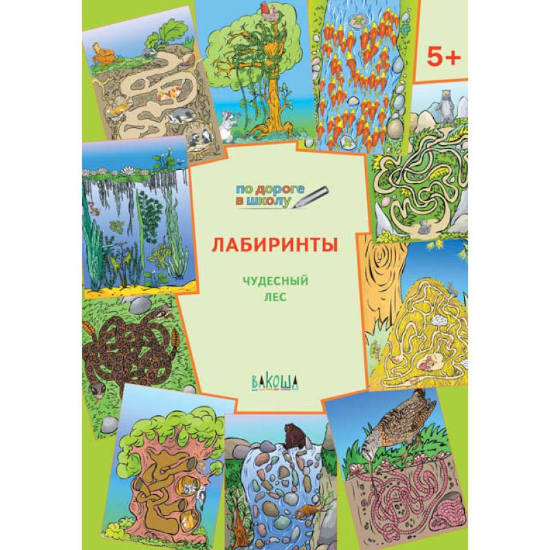 Лабиринты. Чудесный лес. Тетрадь для занятий с детьми 5-6 лет Лабиринты. Чудесный лес. Тетрадь для занятий с детьми 5-6 лет