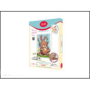 Роспись по холсту 'Кролик'