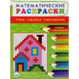 Математические раскраски. Учим таблицу умножения Математические раскраски. Учим таблицу умножения