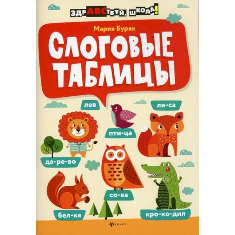 Слоговые таблицы