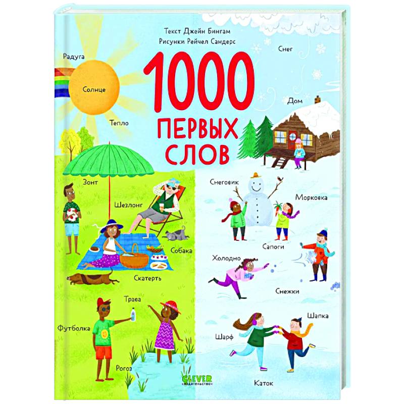 Первые книжки малыша. 1000 первых слов