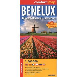 Бенелюкс / Benelux: Belgium: Netherlands: Luxembourg: Road Map
