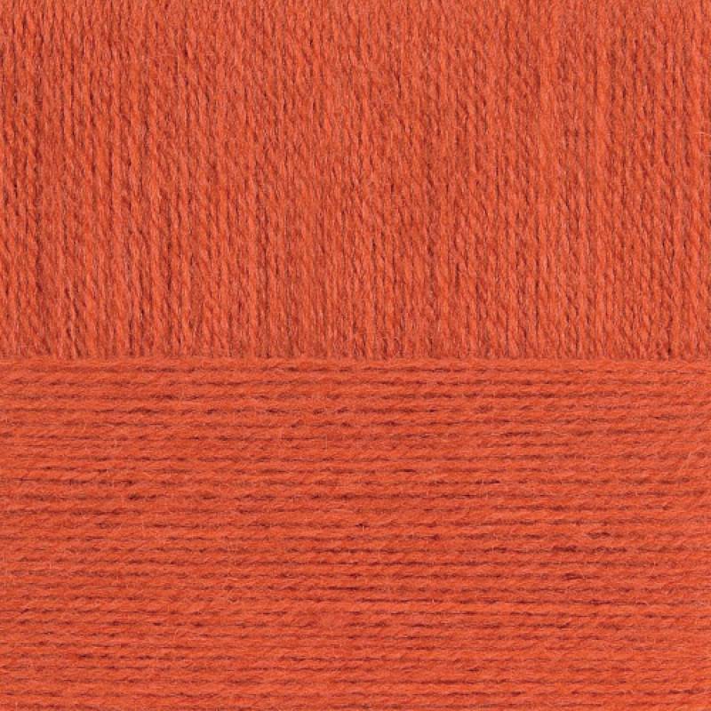 Ангорская тёплая. Цвет 189-Яркооранжевый. 5x100г