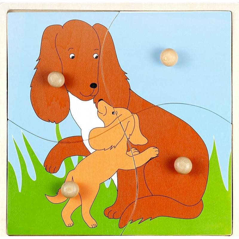 Собака с щенком