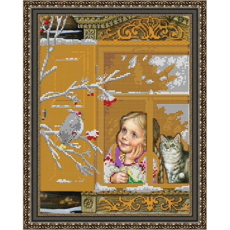 «Светлица» набор для вышивания бисером №408 «Чудеса зимней поры» бисер Чехия 30x24см «Светлица» набор для вышивания бисером №408 «Чудеса зимней поры» бисер Чехия 30x24см