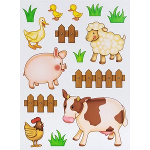 Наклейки для интерьера Стрекоза 'Домашние животные', 48 х 65 см, 2 шт. HD-043