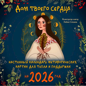 Дом твоего сердца. Настенный календарь метафорических картин для тепла и поддержки на 2026 год