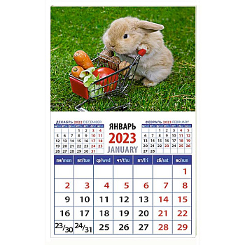 Календарь Год кролика. Все свое вожу с собой на 2023 год