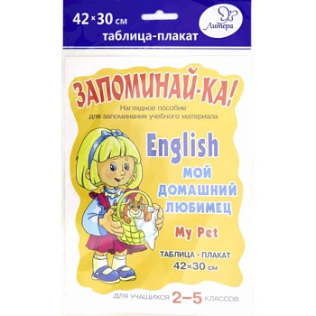 Английский. Мой домашний любимец. Для уч-ся 2-5классов Английский. Мой домашний любимец. Для уч-ся 2-5классов
