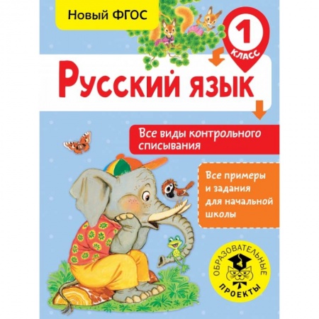 Образовательные системы. 1-4 классы, книга Русский язык. Все виды контрольного списывания. 1 класс купить по скидке