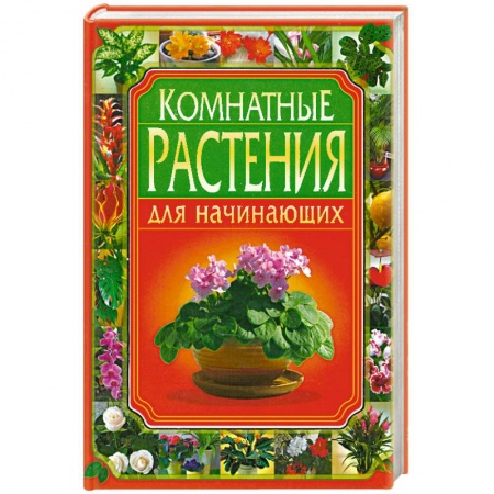 Книги, книга Комнатные растения для начинающих купить по скидке