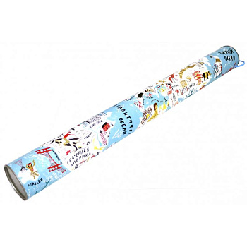Карта 'МИР' в тубусе (11252)
