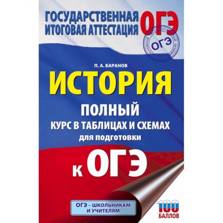 История, книга ОГЭ. История. Полный курс в таблицах и схемах для подготовки к ОГЭ купить по скидке