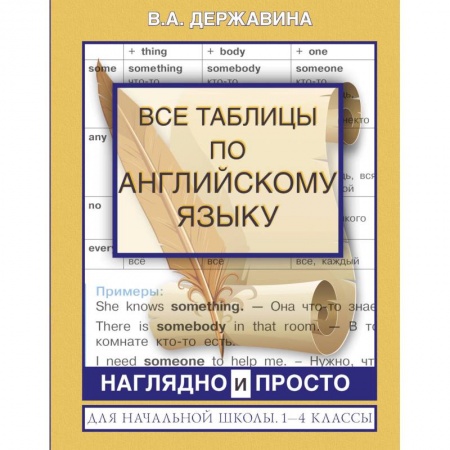 Английский язык, книга Все таблицы по английскому языку для начальной школы. 1-4 классы купить по скидке