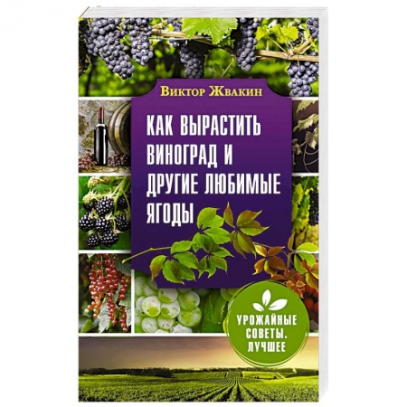 Плодовые и ягодные культуры, книга Как вырастить виноград и другие любимые ягоды. Простые и понятные инструкции для начинающих купить по скидке