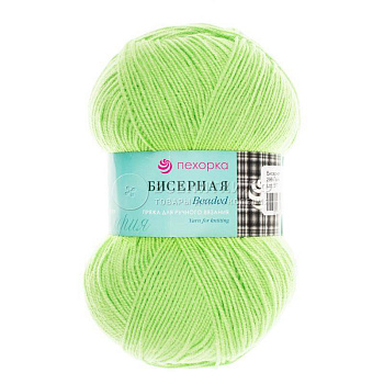 Бисерная. Цвет 296-Лайм. 5х100 г