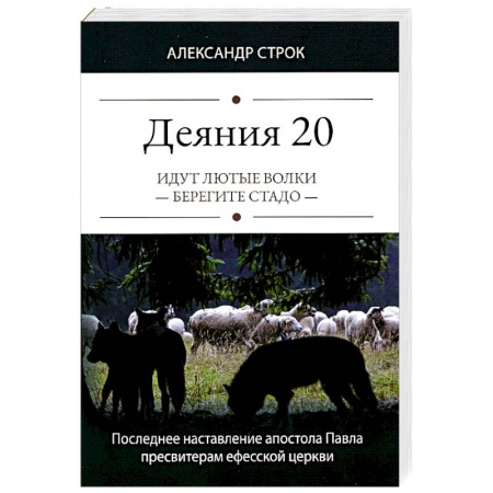 Духовная литература, книга Деяния 20. Идут лютые волки - берегите стадо купить по скидке