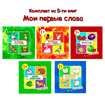 Мои первые слова. Комплект из 5-ти книг