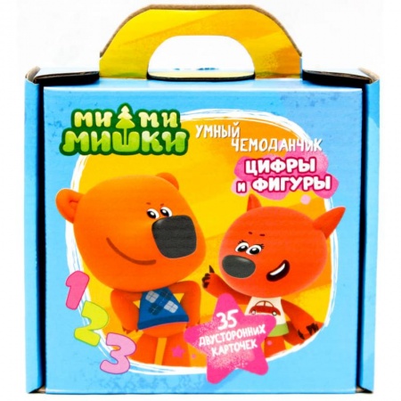Обучение счету. Математика, книга Ми-ми-мишки. Умный чемоданчик. Цифры и фигуры купить по скидке