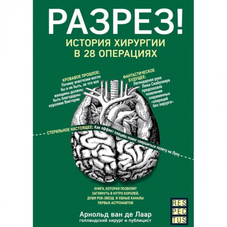 Популярная и нетрадиционная медицина, книга Разрез! История хирургии в 28 операциях купить по скидке