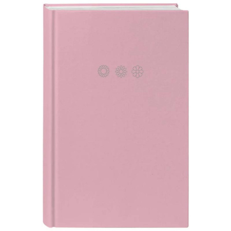 Мои цветочные мгновения. Блокнот с розовыми страницами (А5, обложка на ткани с тиснением фольгой)