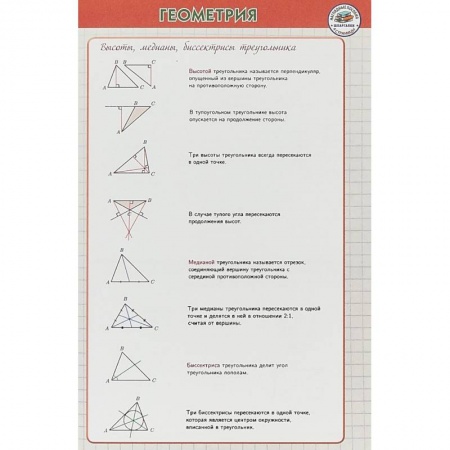 Математика. Алгебра. Геометрия, книга Геометрия. Шпаргалка купить по скидке