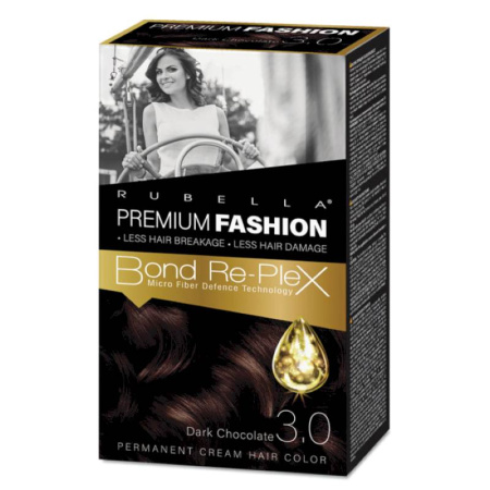 Краска для волос 'Тёмный шоколад' 3.0, 130 мл