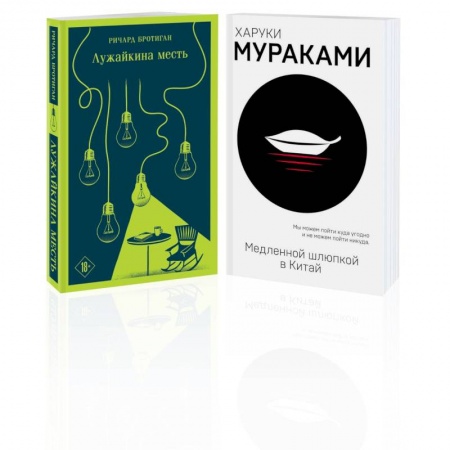 Зарубежная современная проза, книга Набор учитель и его ученик: Мураками 'Медленной шлюпкой в Китай' и Бротиган 'Лужайкина месть'. Комплект Из 2-х книг купить по скидке