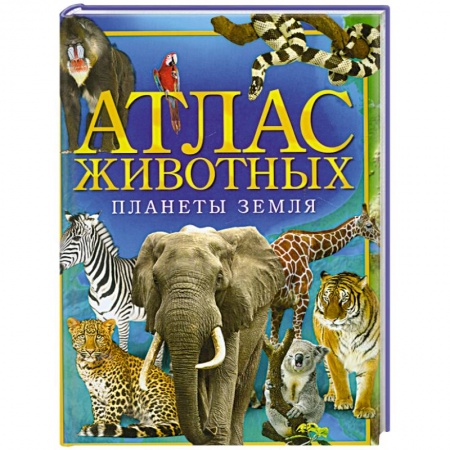 Книги, книга Атлас животных планеты Земля купить по скидке