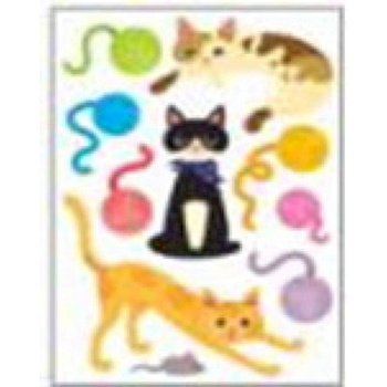 Кошки с клубками(HD-018)